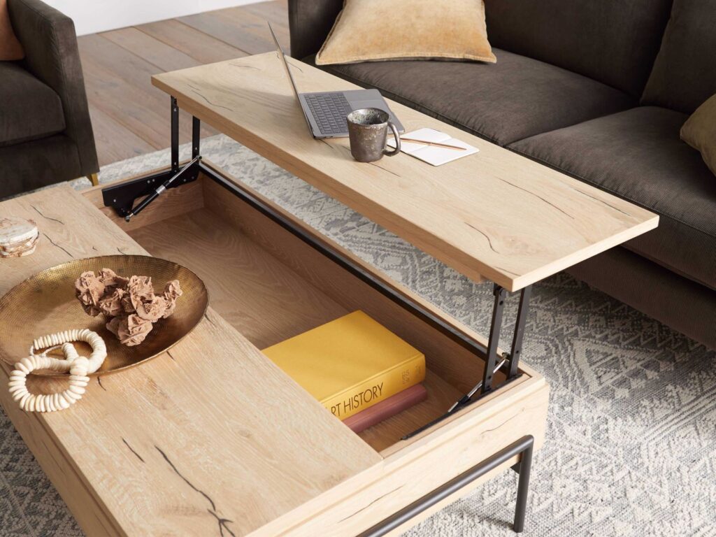 Storage Coffee Table Open - Image 3