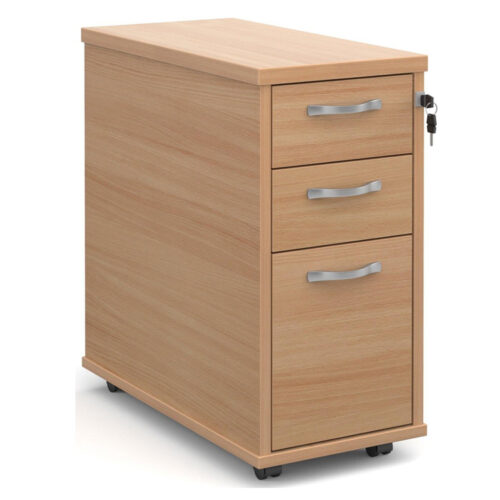 Pedestal 3 Drawer Mobile Narrow