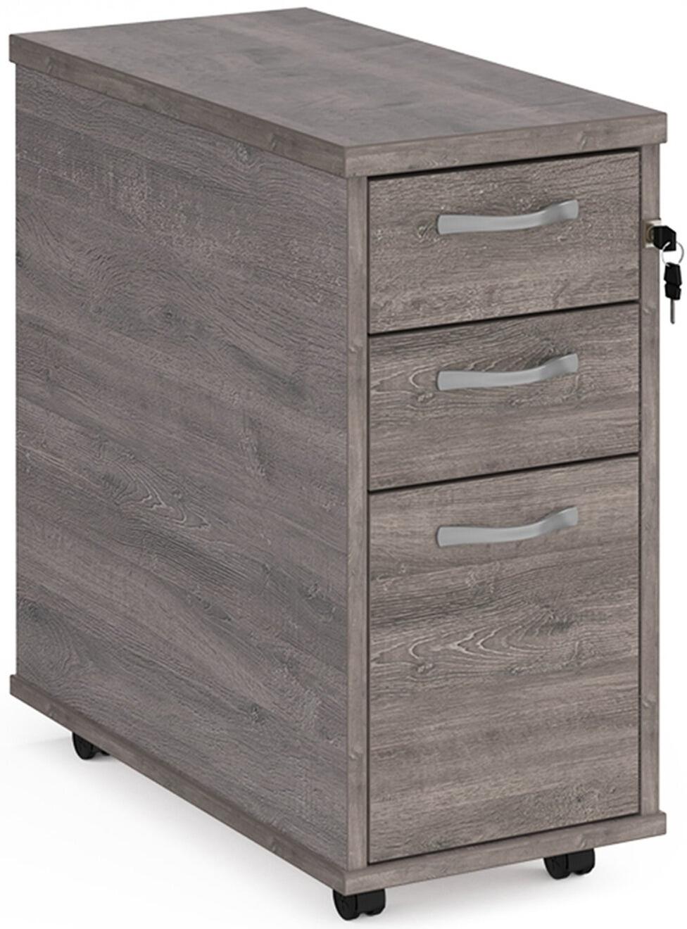 Pedestal 3 Drawer Mobile Narrow - Image 3