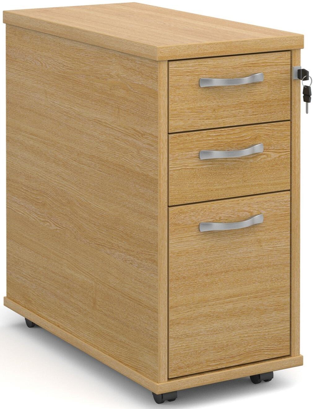 Pedestal 3 Drawer Mobile Narrow - Image 4