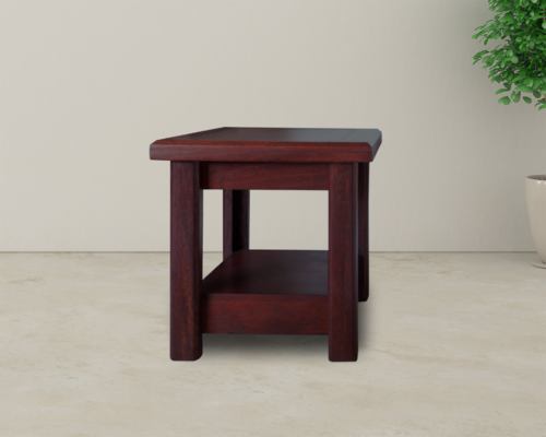 Side Table with Shelf