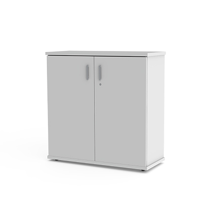 Bookcase 2 Tier with Doors