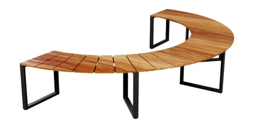 Half Round Bench