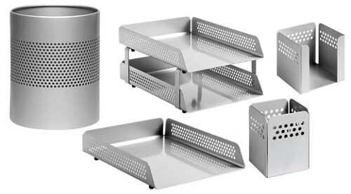 Perforated Desk Set