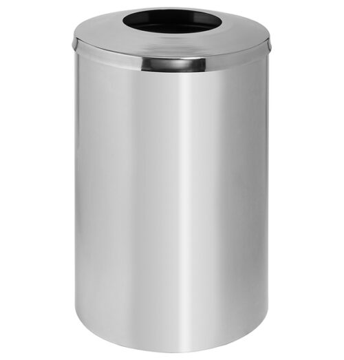 Single Division Stainless Steel Recycle Bin